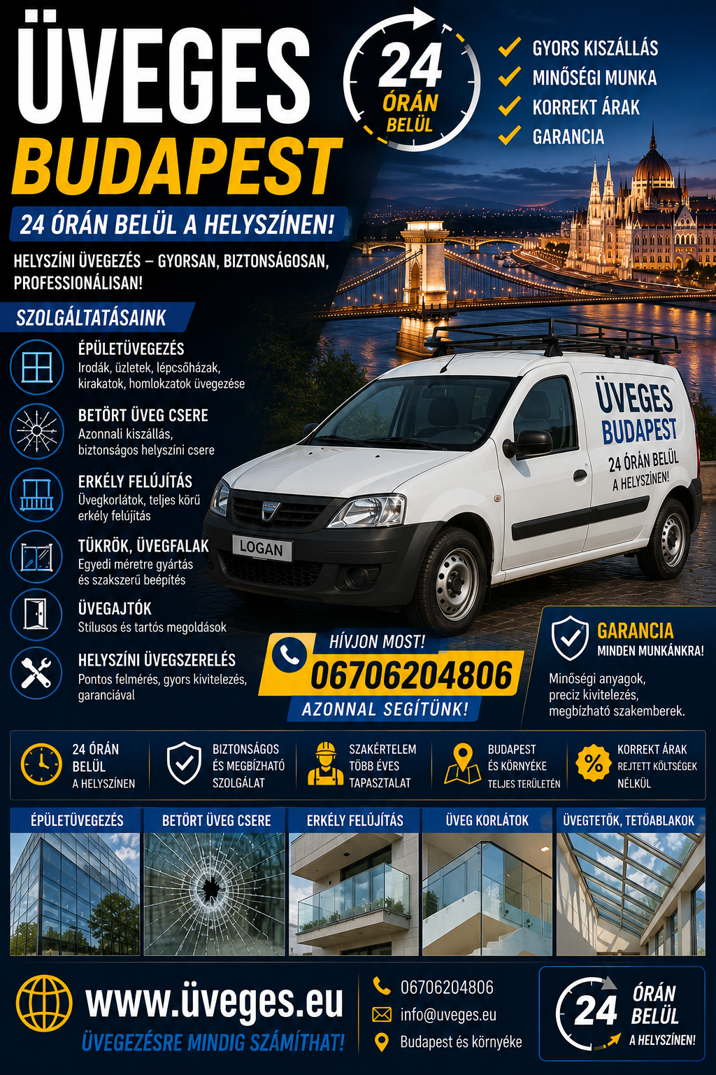 Kiszállítás egész  Budapest területén  